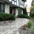 Brickstone Herringbone Pattern Adds Interest to this Front Entry
