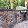 Grilling in a Outdoor Kitchen