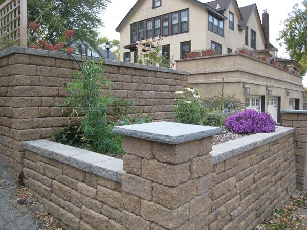 Create beautiful outdoor living features with VERSA-LOK retaining walls.