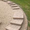 Curved Paver Stairs