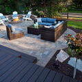 One patio, two outdoor living spaces