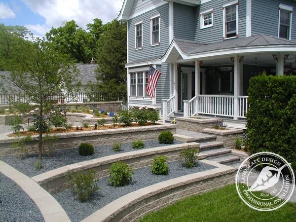 Back Landscaping Retaining Walls Ideas For Yard On Hill chicago 2021