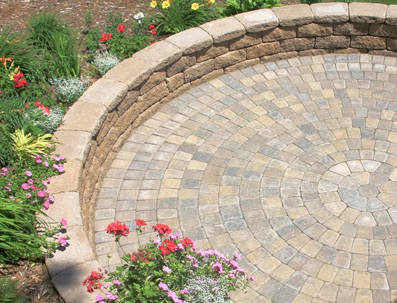 Add outdoor furniture and this paver patio will offer a comfortable spot to rest and relax.